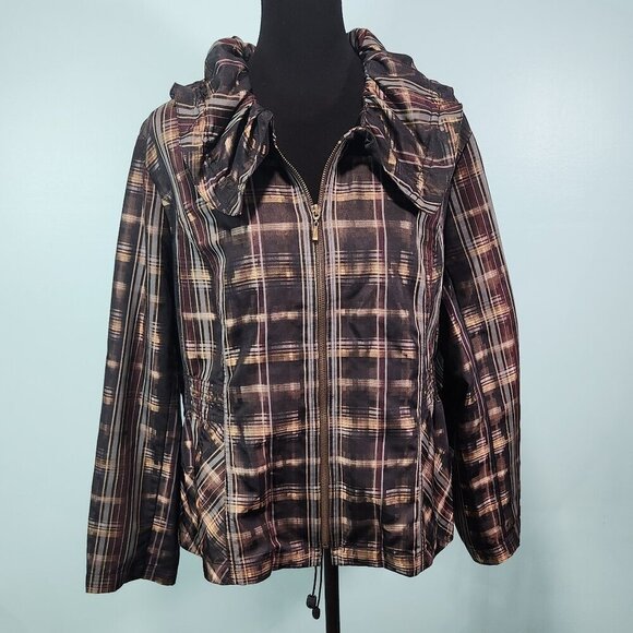Claudia eve plaid jacket 1X
Lot L - Picture 1 of 7